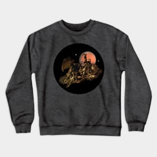 The Raft of the Medusa in Space Crewneck Sweatshirt